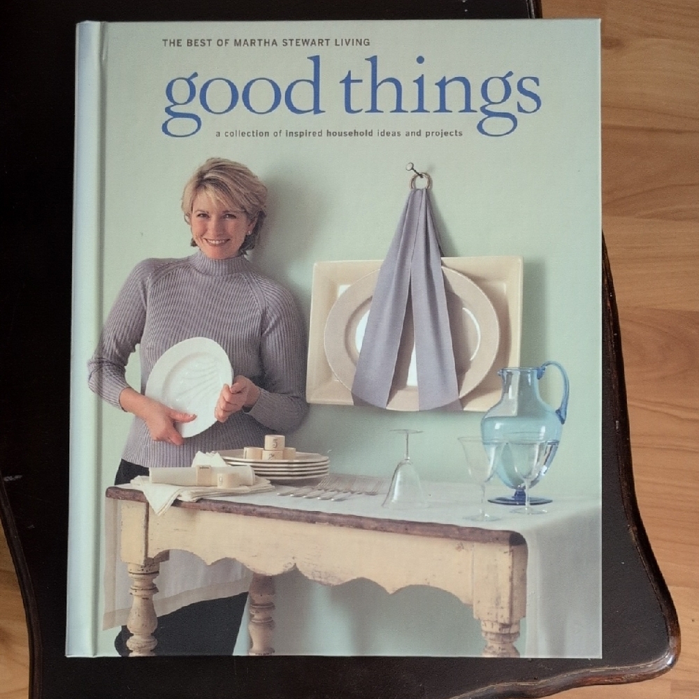 Martha Stewart Good Things Coffee Table Book - Blue and Cream